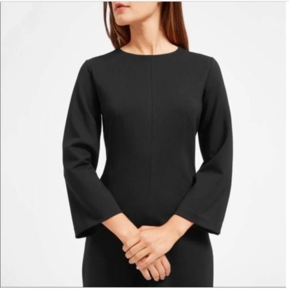 Everlane Long Sleeve Black Dress size 2